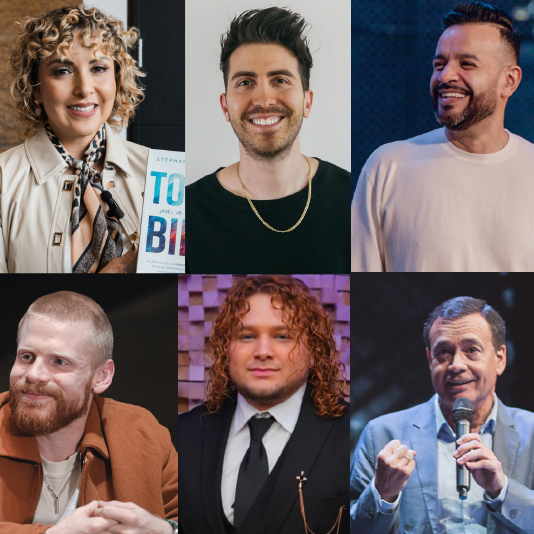 Collage de fotografías de escritores